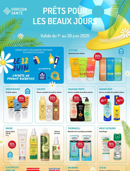 Circulaire Horizon Santé - Prêts pour les beaux jours Circulaire Horizon Santé - Prêts pour les beaux jours